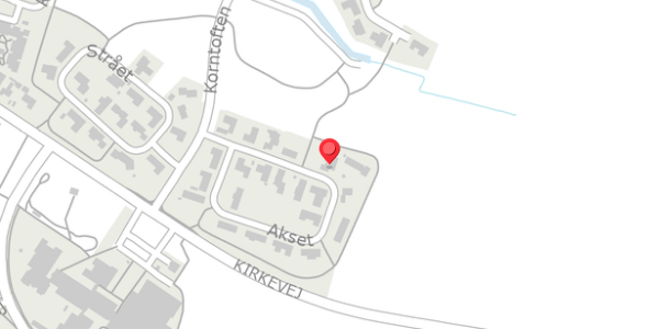 Trafikstøjkort på Akset 22, . , 8751 Gedved