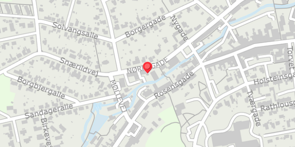 Trafikstøjkort på Nørregade 59H, . , 8300 Odder