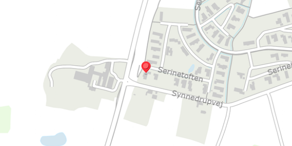 Trafikstøjkort på Serinetoften 31, 8340 Malling