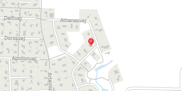 Trafikstøjkort på Athenesvej 27, 4200 Slagelse