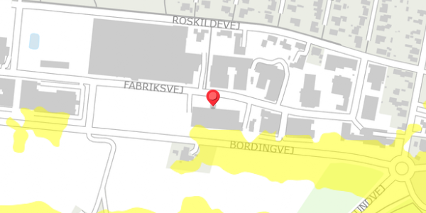 Trafikstøjkort på Fabriksvej 15, . , 7441 Bording