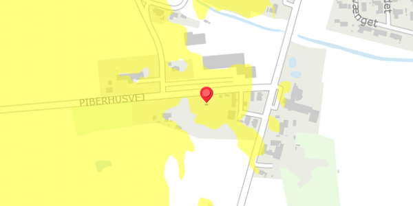 Trafikstøjkort på Piberhusvej 16B, . , 4690 Haslev