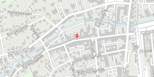 Trafikstøjkort på Rosensgade 28, 8300 Odder