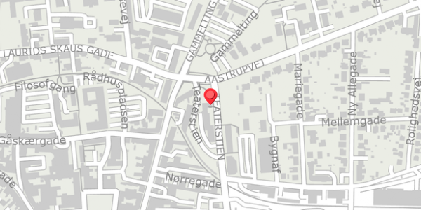 Trafikstøjkort på Teaterstien 21, . , 6100 Haderslev