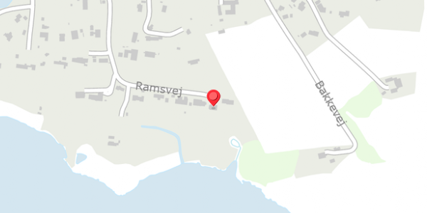 Trafikstøjkort på Ramsvej 44, 3200 Helsinge
