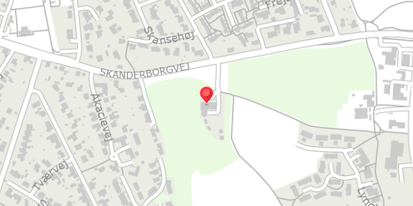 Trafikstøjkort på Skanderborgvej 86A, . , 8680 Ry