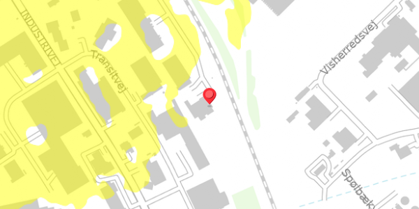 Trafikstøjkort på Eksportvej 10, 6330 Padborg