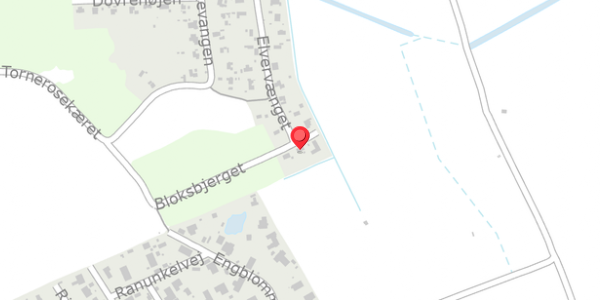 Trafikstøjkort på Bloksbjerget 20, 3390 Hundested