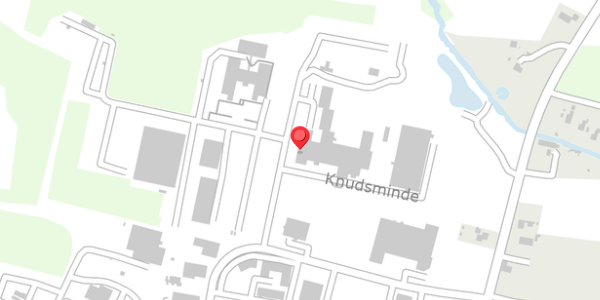 Trafikstøjkort på Knudsminde 4, 8300 Odder