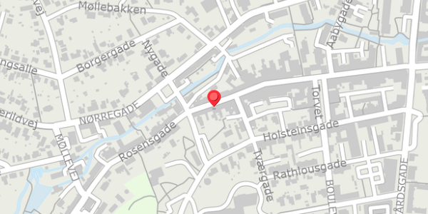 Trafikstøjkort på Rosensgade 49, 8300 Odder