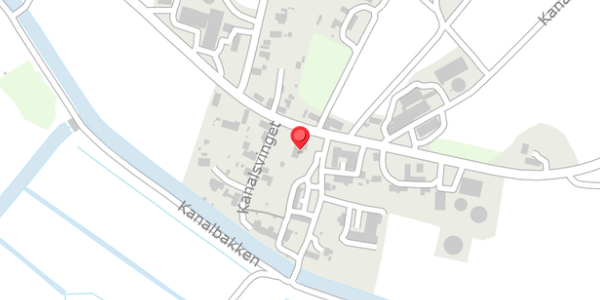 Trafikstøjkort på Kanalvej 21, 8500 Grenaa