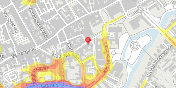 Trafikstøjkort på Klingenberg 14, . , 5000 Odense C