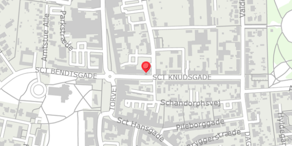 Trafikstøjkort på Sct Knudsgade 3, . , 4100 Ringsted