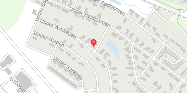 Trafikstøjkort på Under Avnbøgen 28, 7500 Holstebro