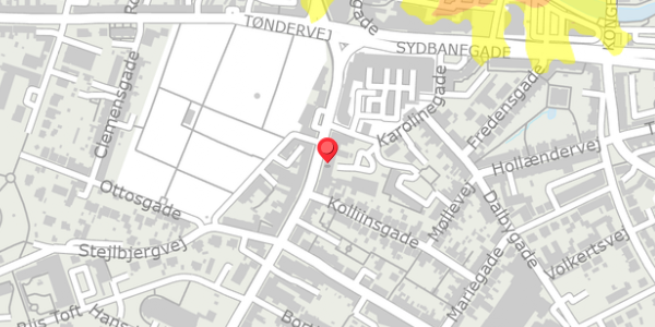 Trafikstøjkort på Haderslevvej 25, 6000 Kolding