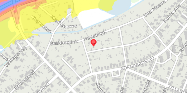 Trafikstøjkort på Haveblink 21, 7800 Skive