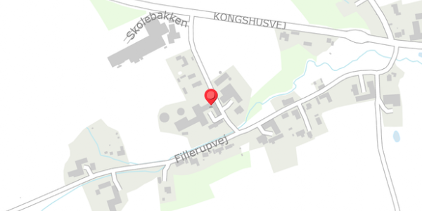 Trafikstøjkort på Skolebakken 3, 8300 Odder