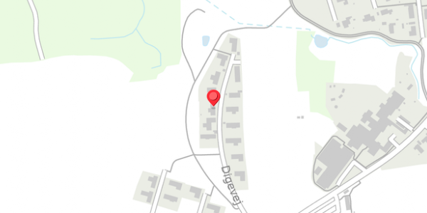 Trafikstøjkort på Digevej 26, 6100 Haderslev