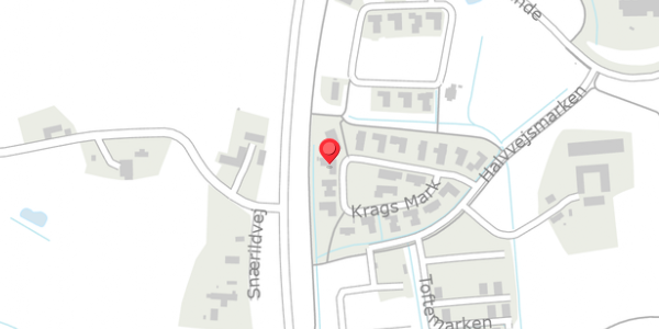 Trafikstøjkort på Krags Mark 18, 8300 Odder