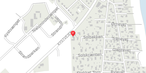 Trafikstøjkort på Kystvejen 4, 8300 Odder