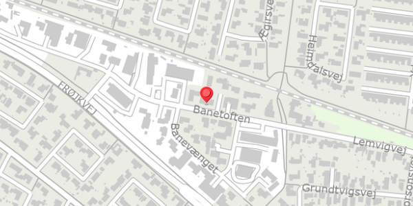 Trafikstøjkort på Banetoften 28, . , 7500 Holstebro