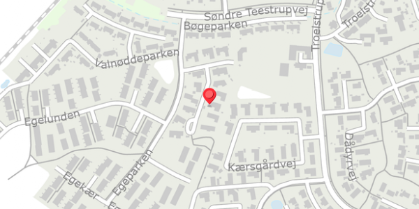 Trafikstøjkort på Troelstrup Ege 15, 4690 Haslev