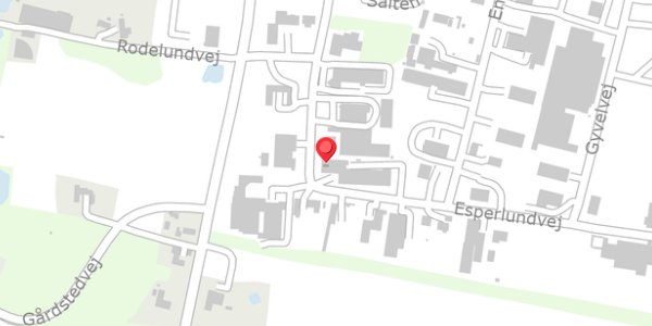Trafikstøjkort på Knudlundvej 21, 8653 Them