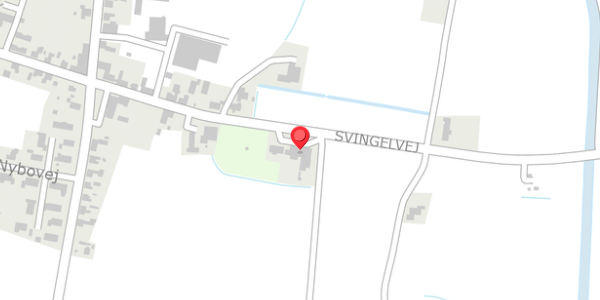 Trafikstøjkort på Svingelvej 11, 6980 Tim