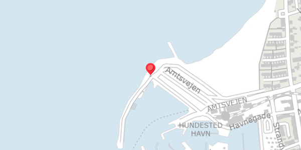 Trafikstøjkort på Amtsvejen 1A, 3390 Hundested