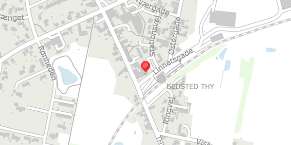 Trafikstøjkort på Linnetsgade 3, . , 7755 Bedsted Thy