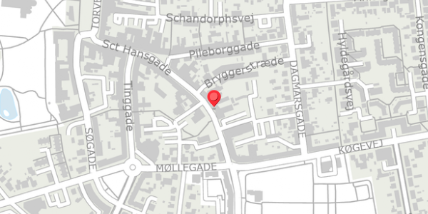 Trafikstøjkort på Sct Hansgade 37, . , 4100 Ringsted