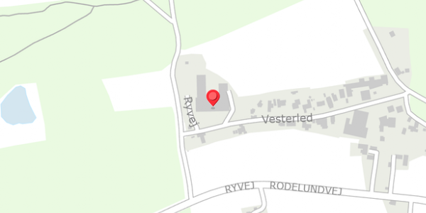 Trafikstøjkort på Ryvej 37, 8680 Ry