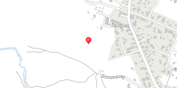 Trafikstøjkort på Simonsvej 13, 7700 Thisted
