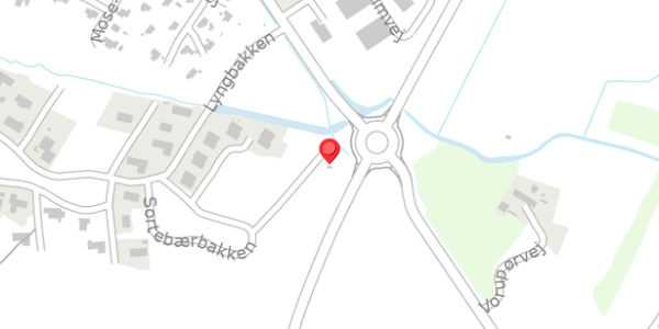 Trafikstøjkort på Sortebærbakken 23, 7700 Thisted