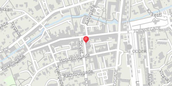 Trafikstøjkort på Torvet 3, 8300 Odder
