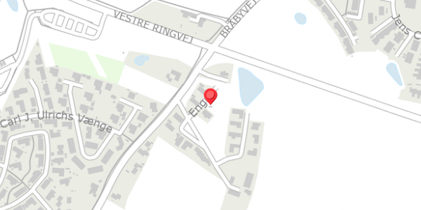 Trafikstøjkort på Engen 7, 4690 Haslev