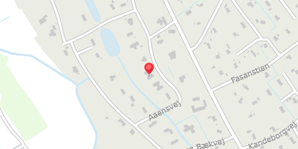 Trafikstøjkort på Aaensvej 27, 9981 Jerup