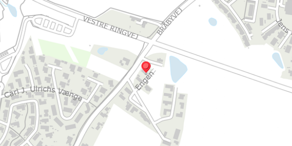 Trafikstøjkort på Engen 3, 4690 Haslev