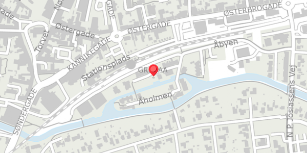 Trafikstøjkort på Åstræde 9, . , 8500 Grenaa