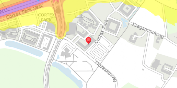 Trafikstøjkort på Cortex Park 24S, . , 5230 Odense M