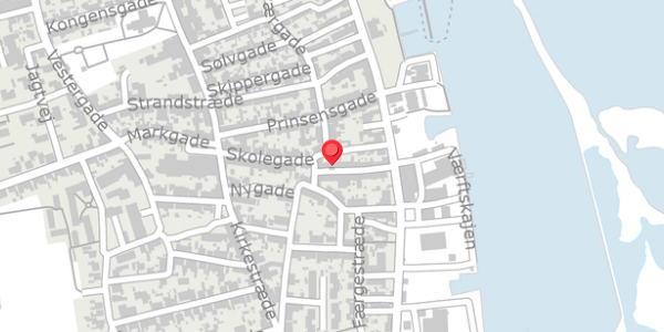 Trafikstøjkort på Fiolstræde 14, . , 5960 Marstal