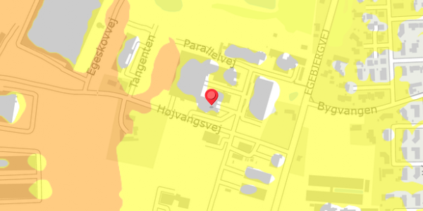Trafikstøjkort på Parallelvej 1, 8751 Gedved