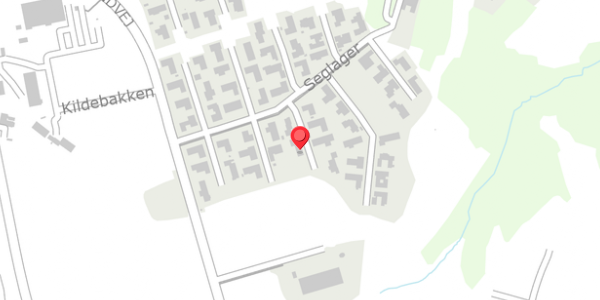 Trafikstøjkort på Seglager 24, 8370 Hadsten