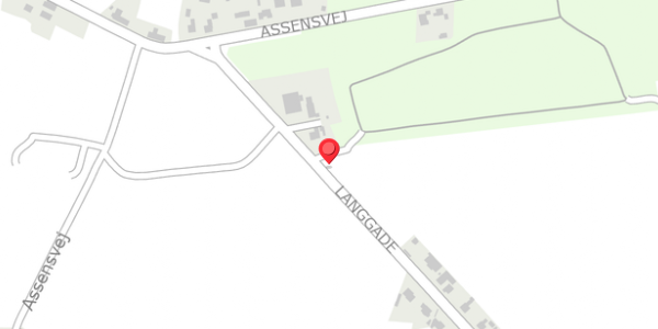 Trafikstøjkort på Langgade 73A, . , 5750 Ringe