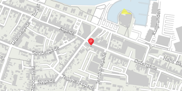 Trafikstøjkort på Algade 66, 5500 Middelfart