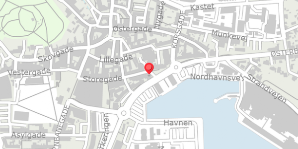 Trafikstøjkort på Storegade 26, 7700 Thisted