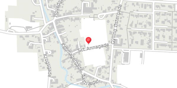 Trafikstøjkort på Sct.Annagade 9, 8300 Odder