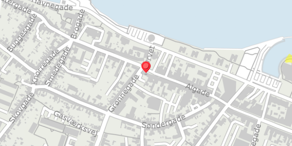 Trafikstøjkort på Algade 24, 5500 Middelfart