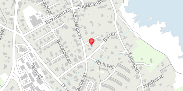 Trafikstøjkort på Søndergade 43D, . , 3770 Allinge