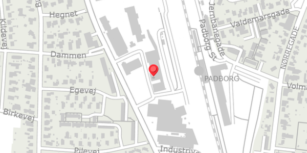 Trafikstøjkort på Industrivej 4C, . , 6330 Padborg